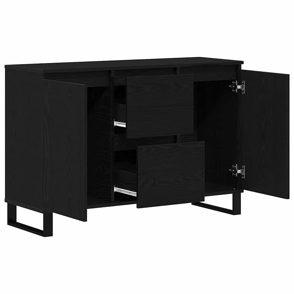 Buffet Chêne noir 101.5 x 35 x 70 cm Bois d'ingénierie - XIOS