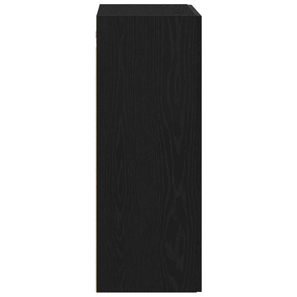 Meuble mural Chêne noir 69,5 x 34 x 90 cm Bois d'ingénierie - XIOS