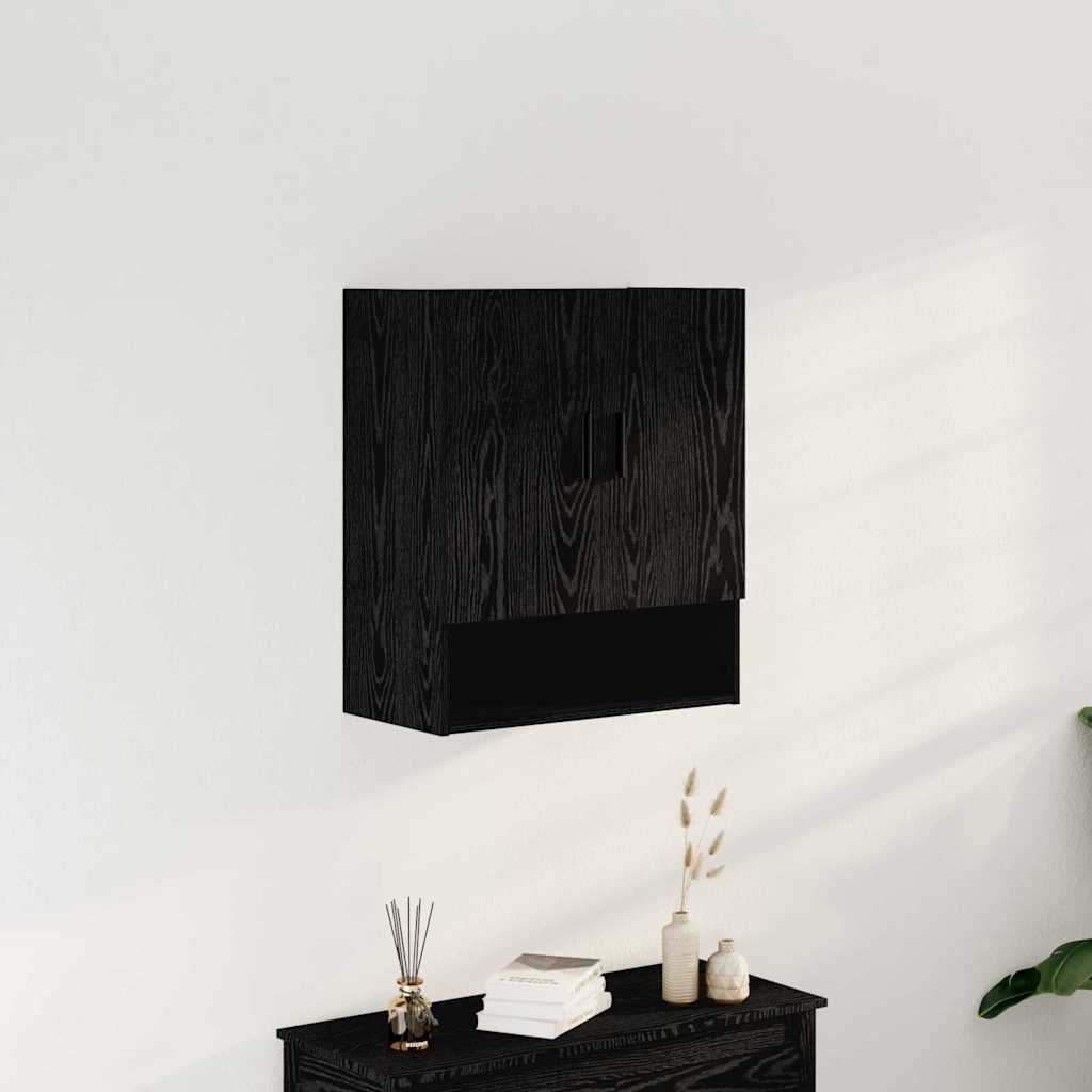Meuble mural Chêne noir 60 x 31 x 70 cm Bois d'ingénierie - XIOS