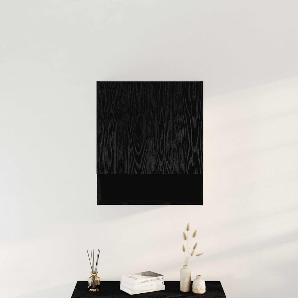 Meuble mural Chêne noir 60 x 31 x 70 cm Bois d'ingénierie - XIOS