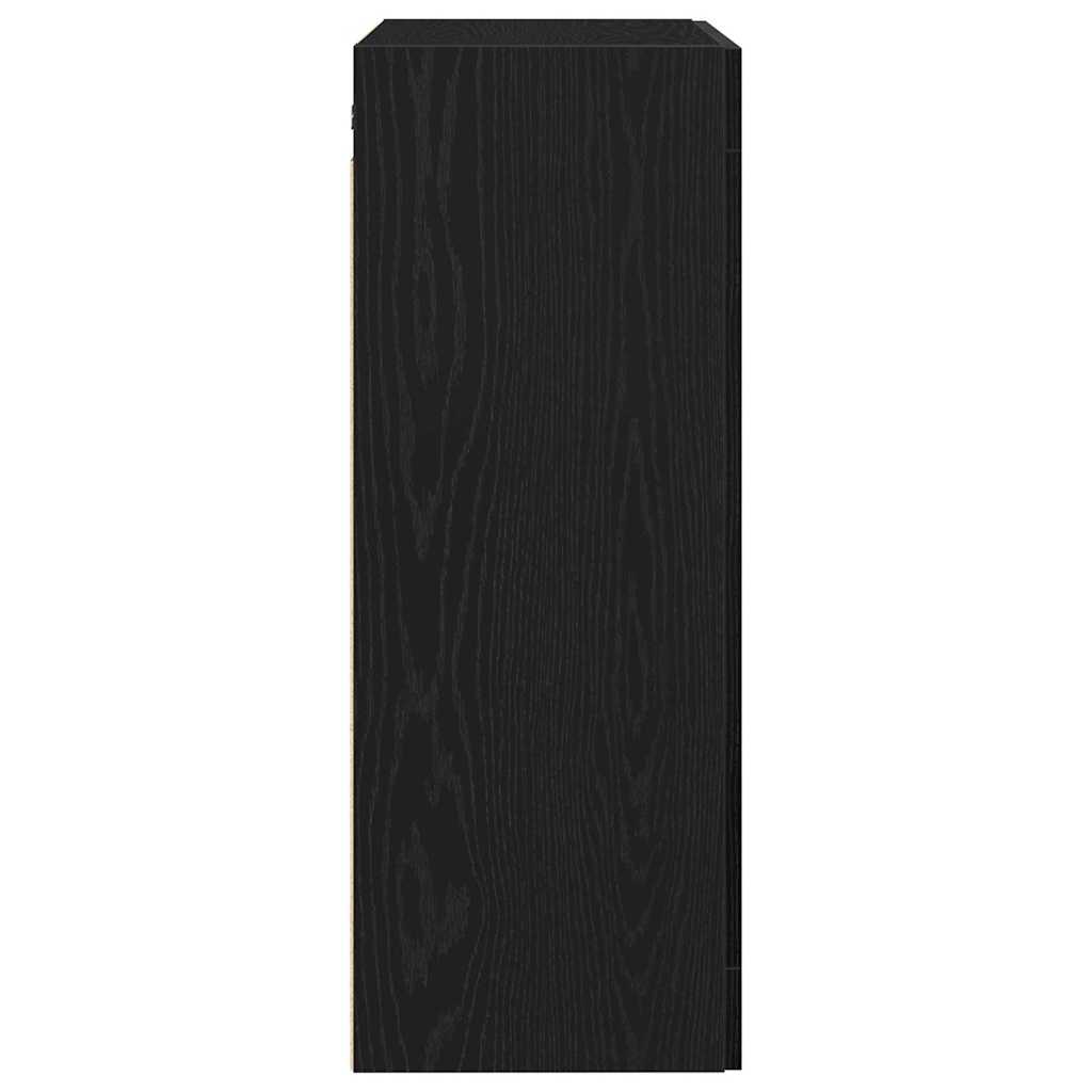 Meuble mural Chêne noir 69,5 x 34 x 90 cm Bois d'ingénierie - XIOS