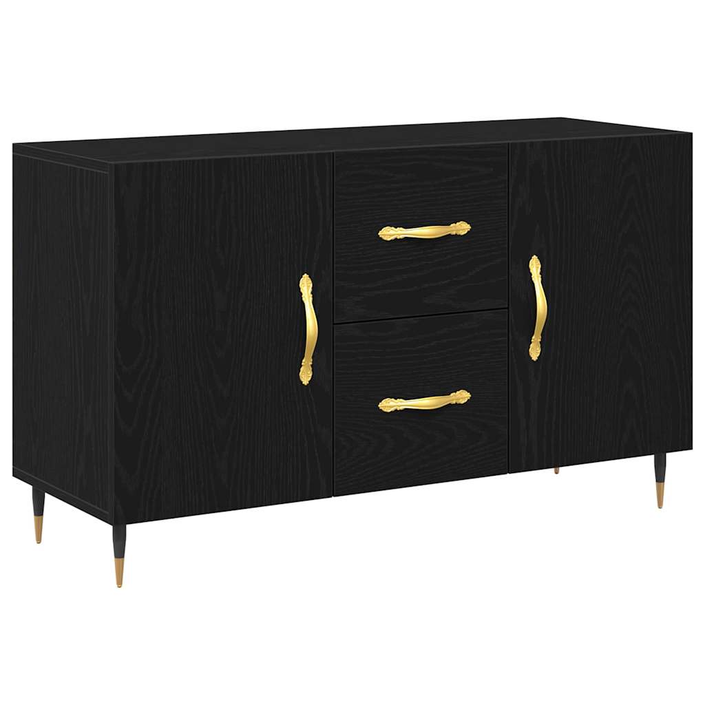 Buffet Chêne noir 100 x 36 x 60 cm Bois d'ingénierie - XIOS