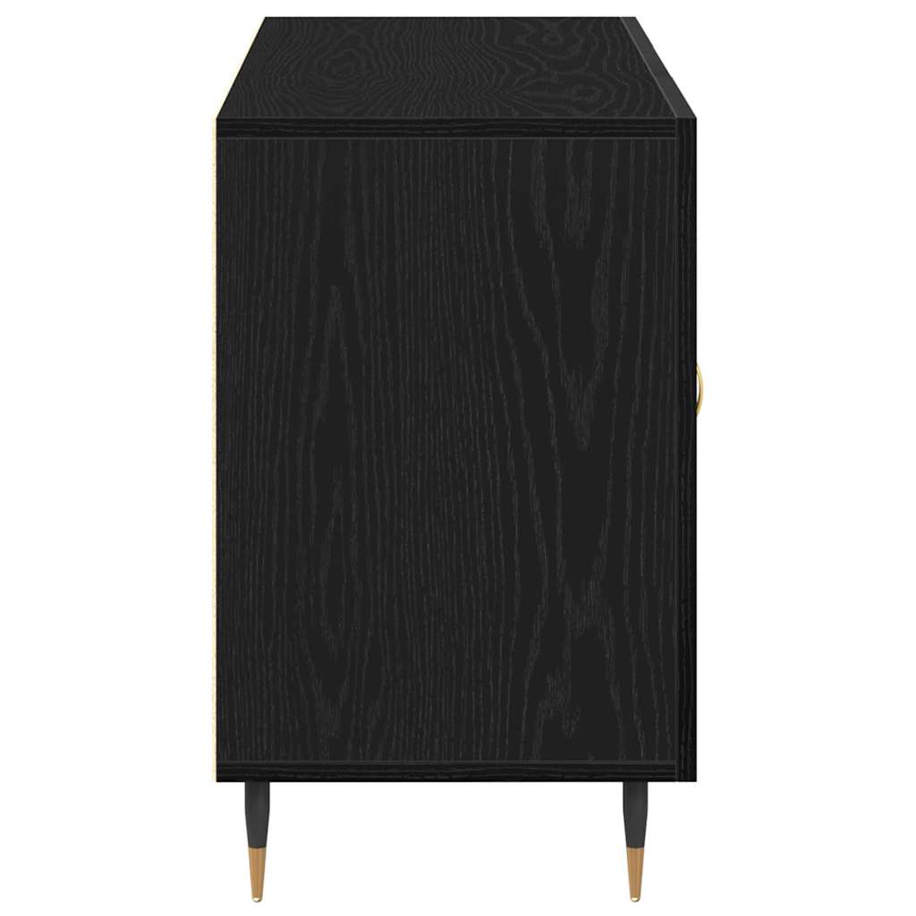 Buffet Chêne noir 100 x 36 x 60 cm Bois d'ingénierie - XIOS