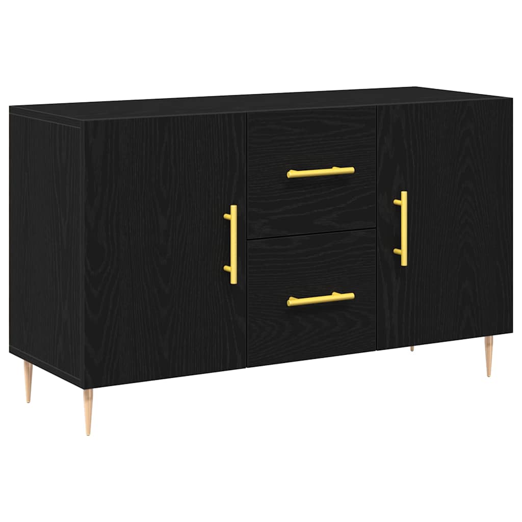 Buffet Chêne noir 100 x 36 x 60 cm Bois d'ingénierie - XIOS