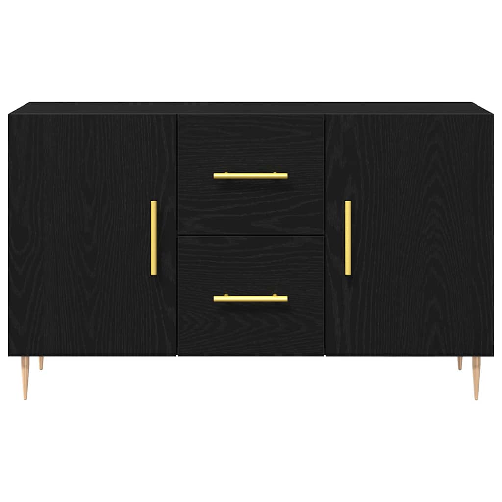 Buffet Chêne noir 100 x 36 x 60 cm Bois d'ingénierie - XIOS