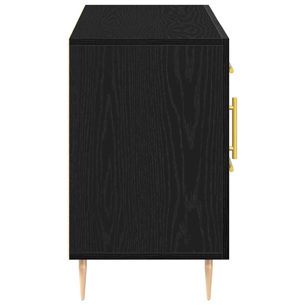 Buffet Chêne noir 100 x 36 x 60 cm Bois d'ingénierie - XIOS