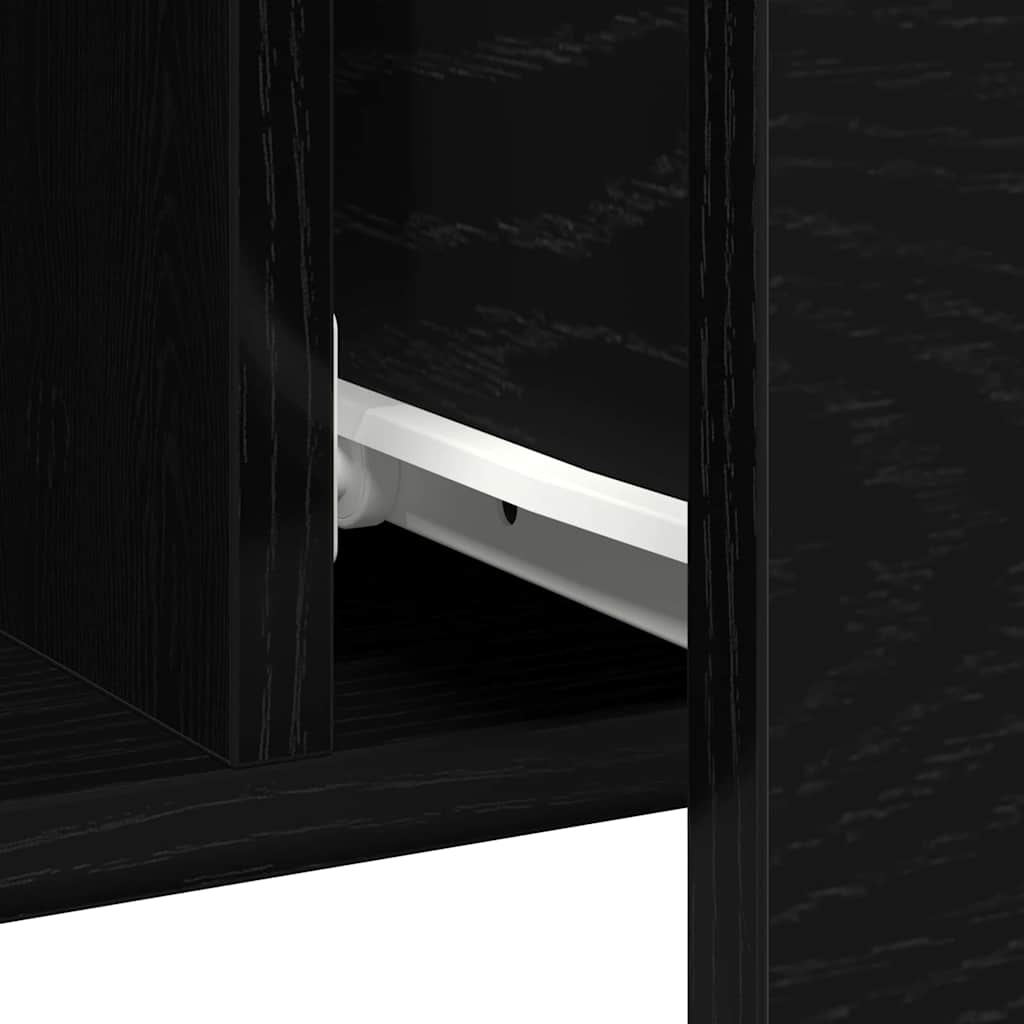 Buffet Chêne noir 100 x 36 x 60 cm Bois d'ingénierie - XIOS