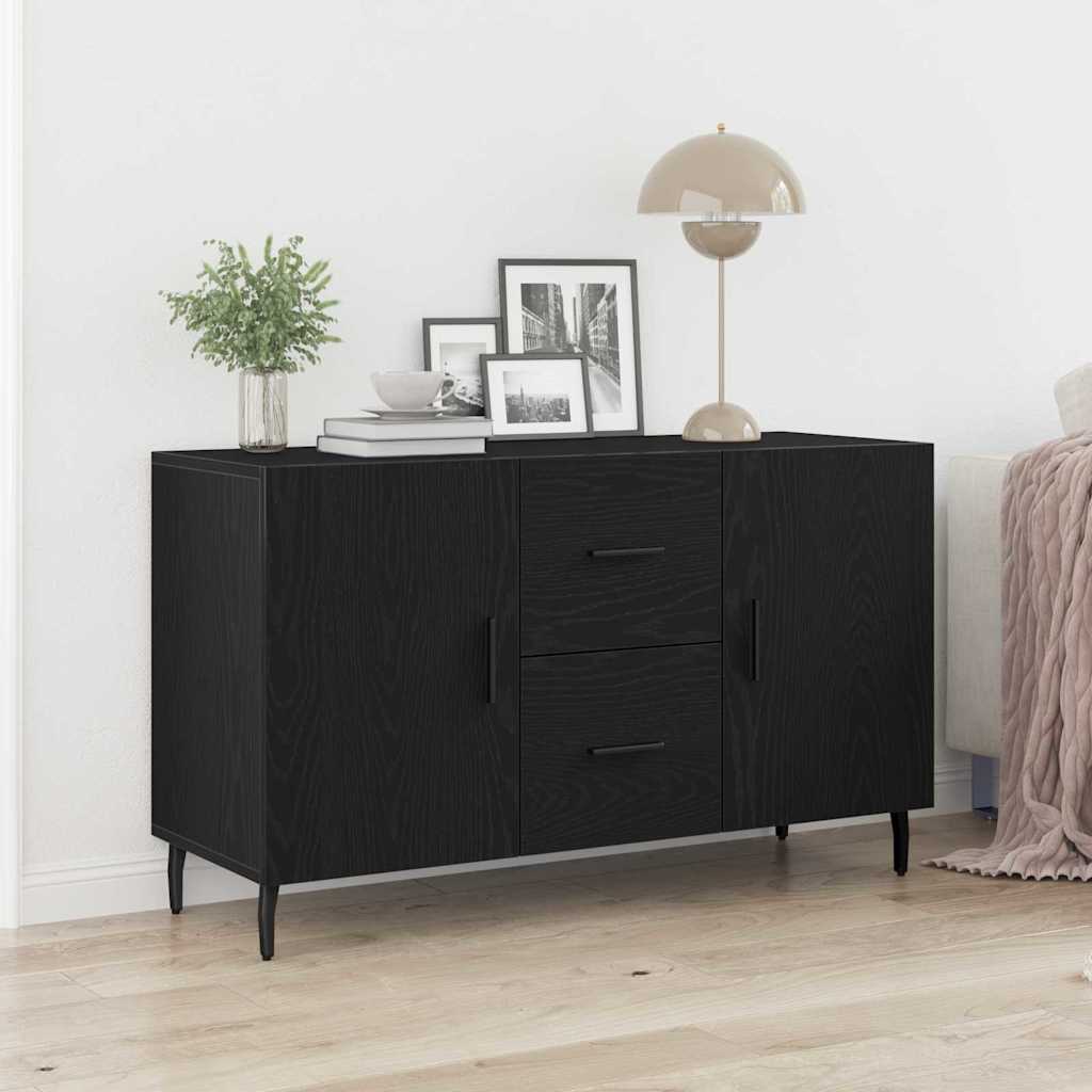 Buffet Chêne noir 100 x 36 x 60 cm Bois d'ingénierie - XIOS