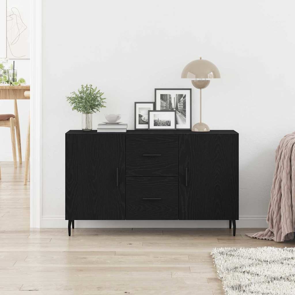 Buffet Chêne noir 100 x 36 x 60 cm Bois d'ingénierie - XIOS