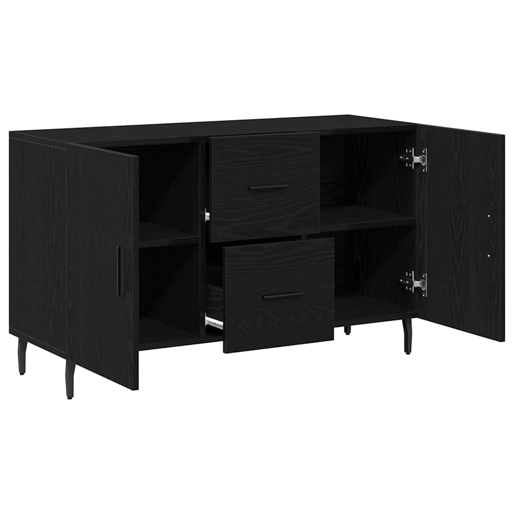 Buffet Chêne noir 100 x 36 x 60 cm Bois d'ingénierie - XIOS