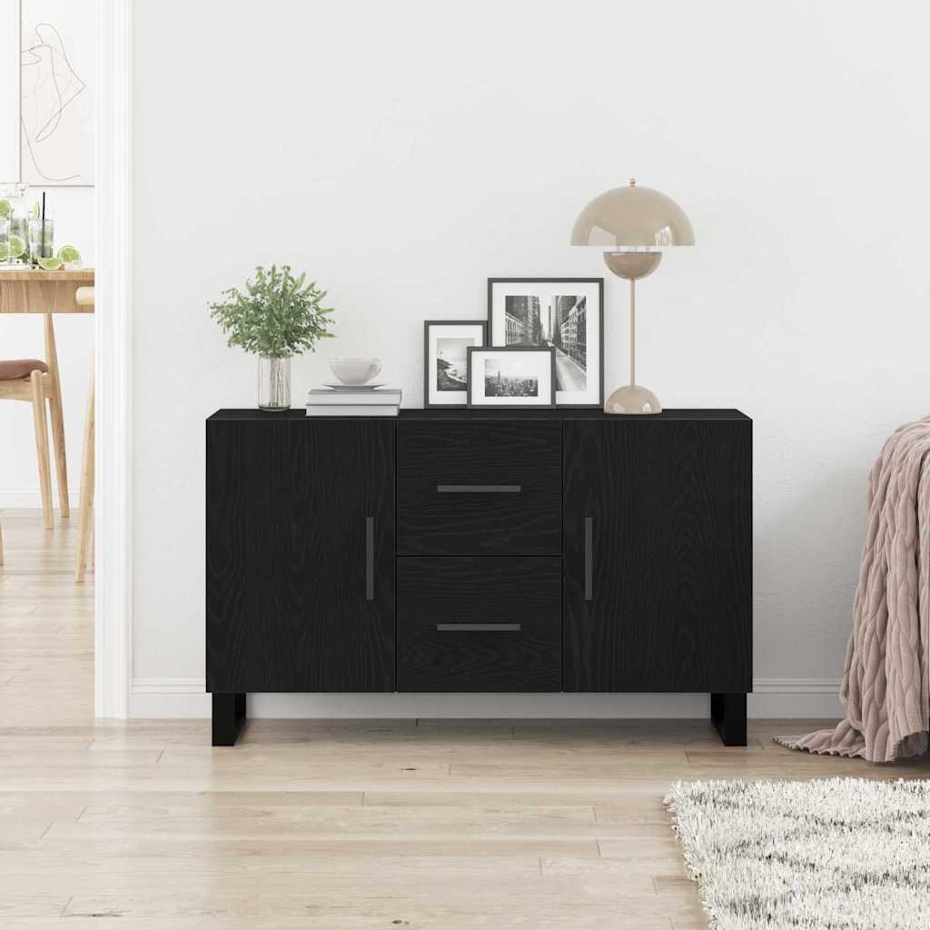 Buffet Chêne noir 100 x 36 x 60 cm Bois d'ingénierie - XIOS