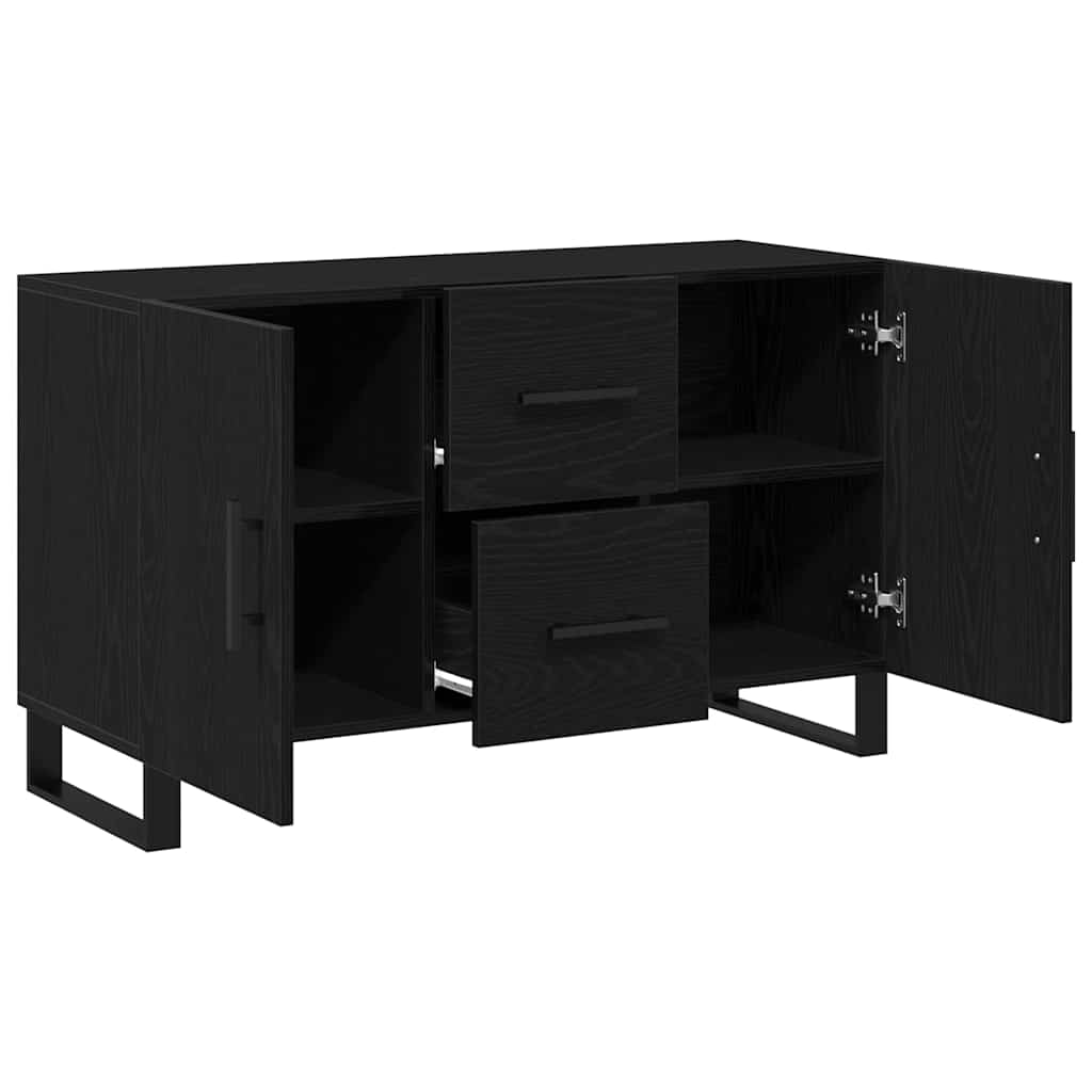 Buffet Chêne noir 100 x 36 x 60 cm Bois d'ingénierie - XIOS