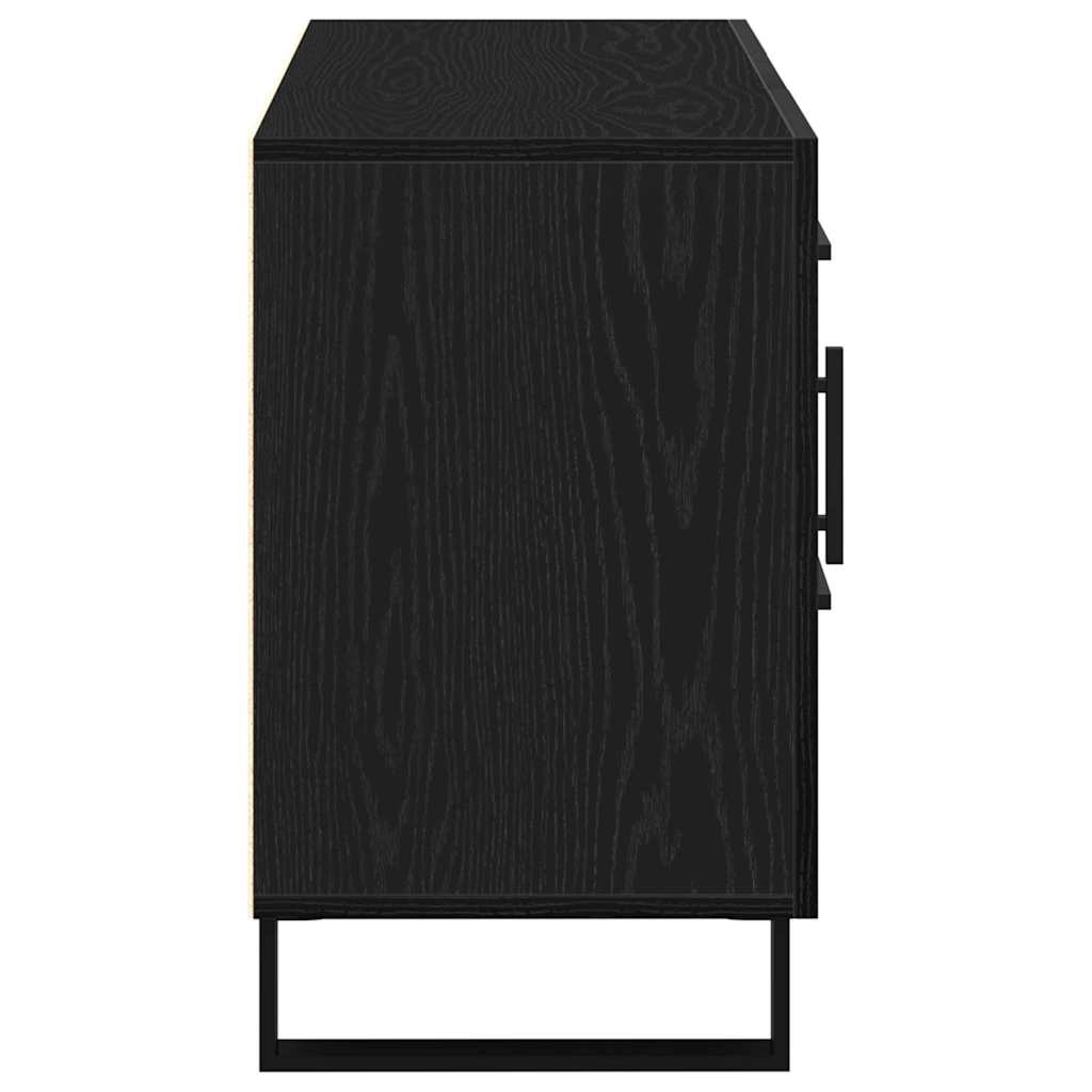 Buffet Chêne noir 100 x 36 x 60 cm Bois d'ingénierie - XIOS