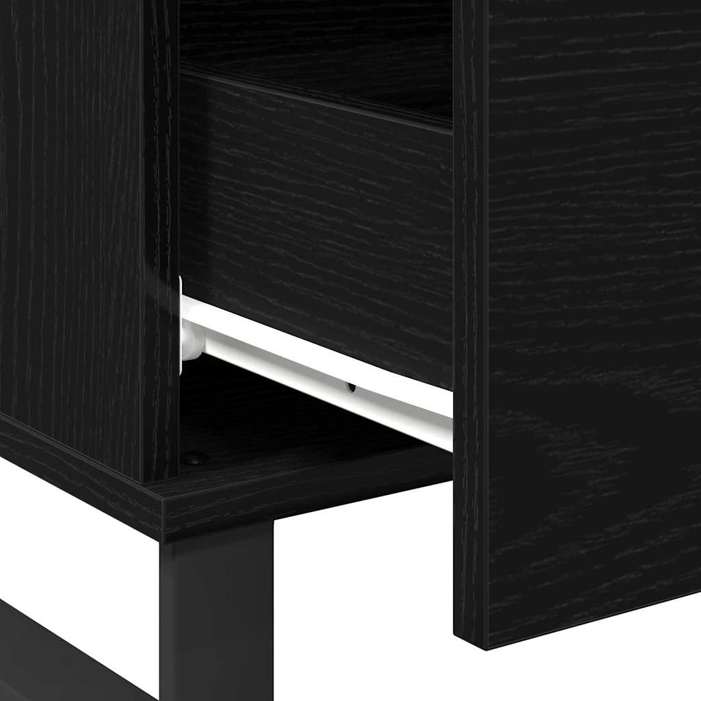 Table basse Chêne noir 90 x 50 x 36,5 cm Bois d'ingénierie - XIOS