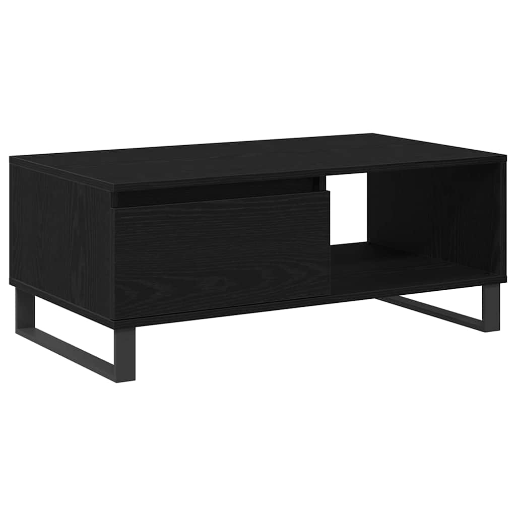 Table basse Chêne noir 90 x 50 x 36,5 cm Bois d'ingénierie - XIOS