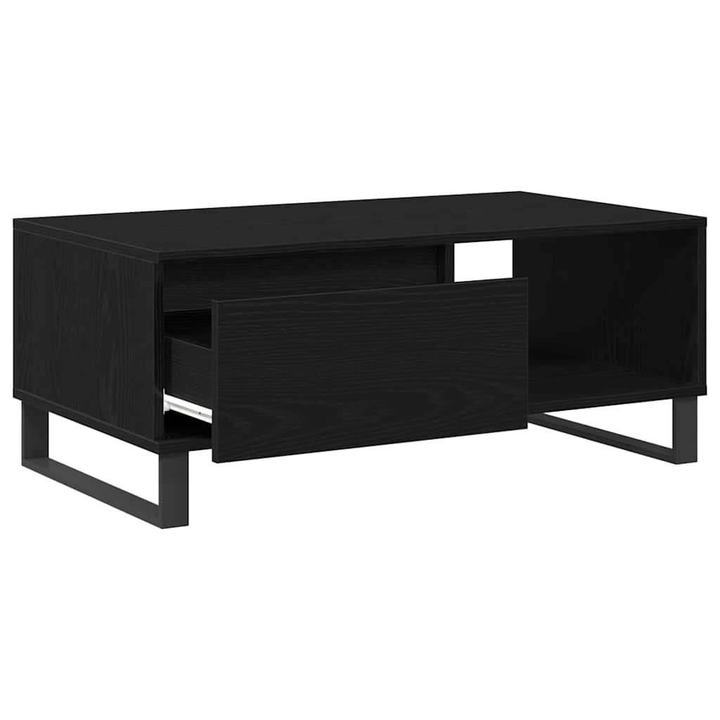 Table basse Chêne noir 90 x 50 x 36,5 cm Bois d'ingénierie - XIOS