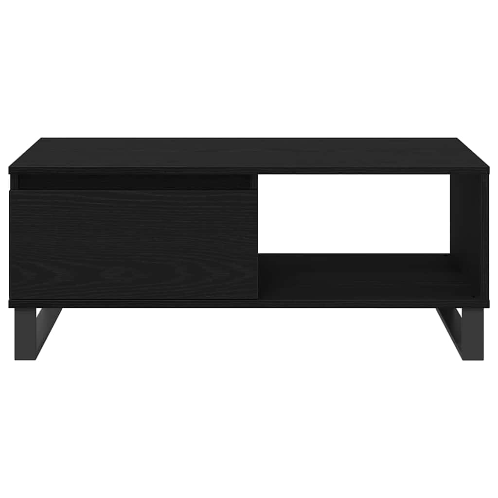 Table basse Chêne noir 90 x 50 x 36,5 cm Bois d'ingénierie - XIOS