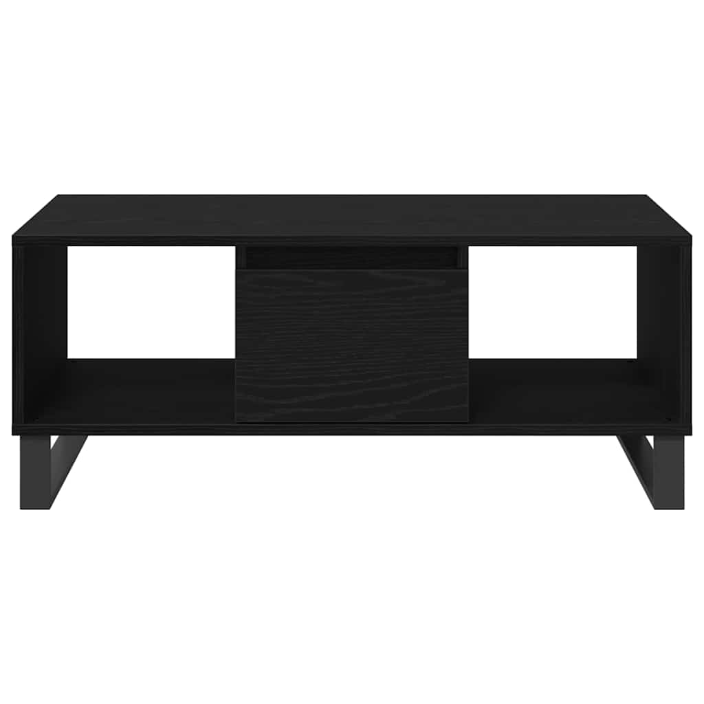 Table basse Chêne noir 90 x 50 x 36.5 cm Bois d'ingénierie - XIOS