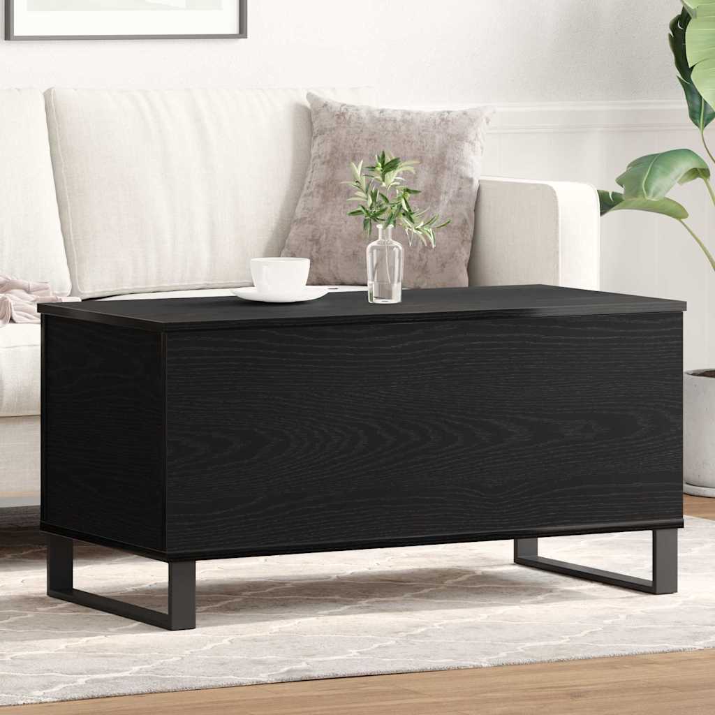Table basse Chêne noir 90 x 44,5 x 45 cm Bois d'ingénierie - XIOS