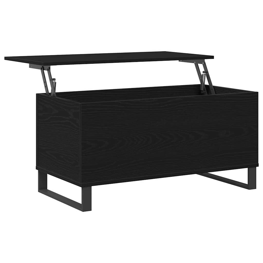 Table basse Chêne noir 90 x 44,5 x 45 cm Bois d'ingénierie - XIOS