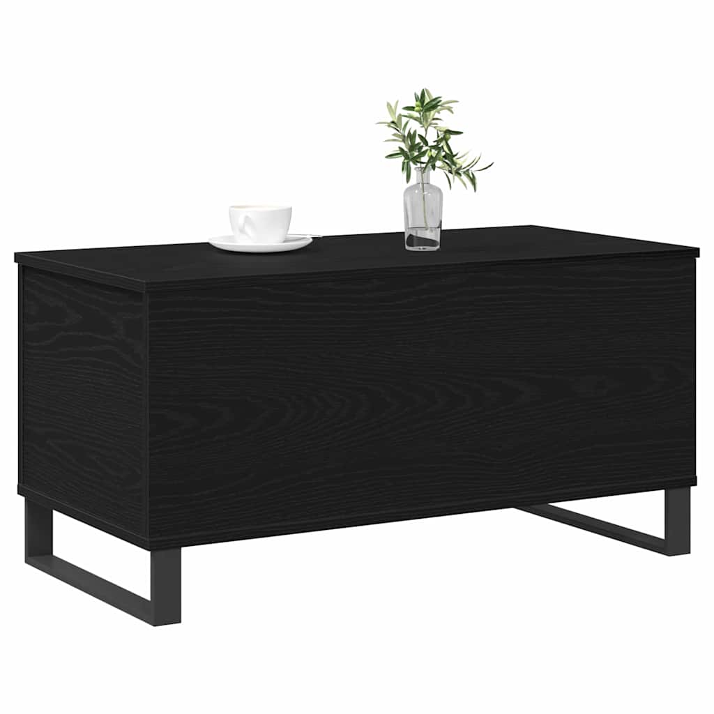 Table basse Chêne noir 90 x 44,5 x 45 cm Bois d'ingénierie - XIOS