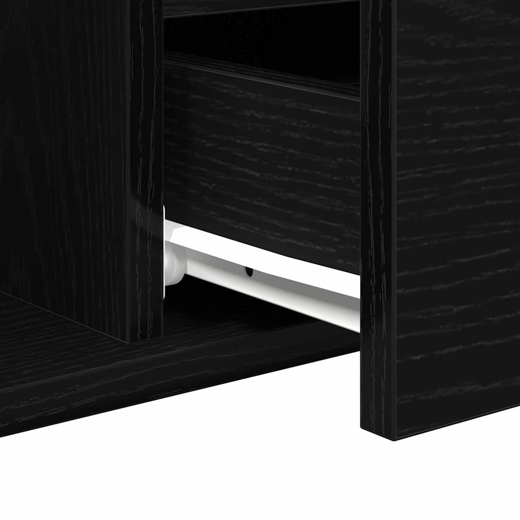 Table basse Chêne noir 90 x 49 x 45 cm Bois d'ingénierie - XIOS