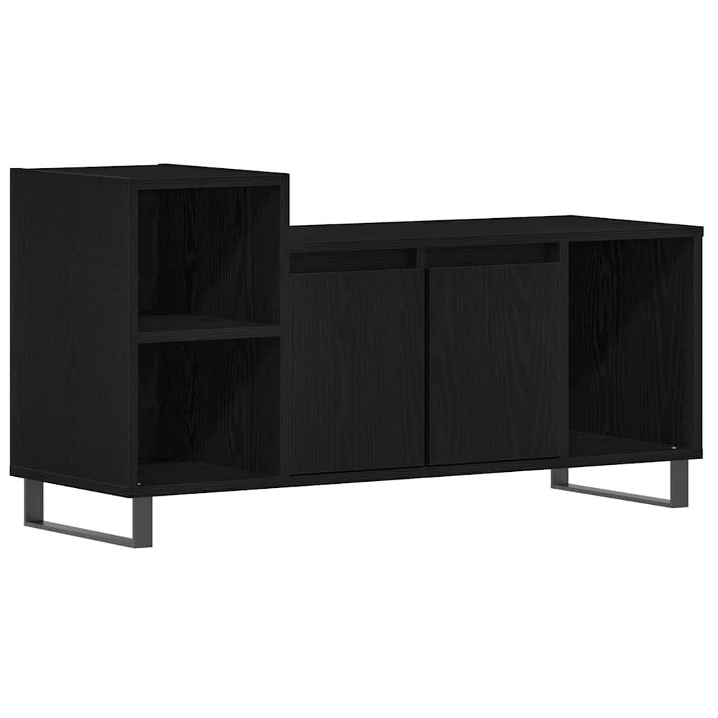 Meuble TV Chêne noir 100 x 35 x 55 cm Bois d'ingénierie - XIOS