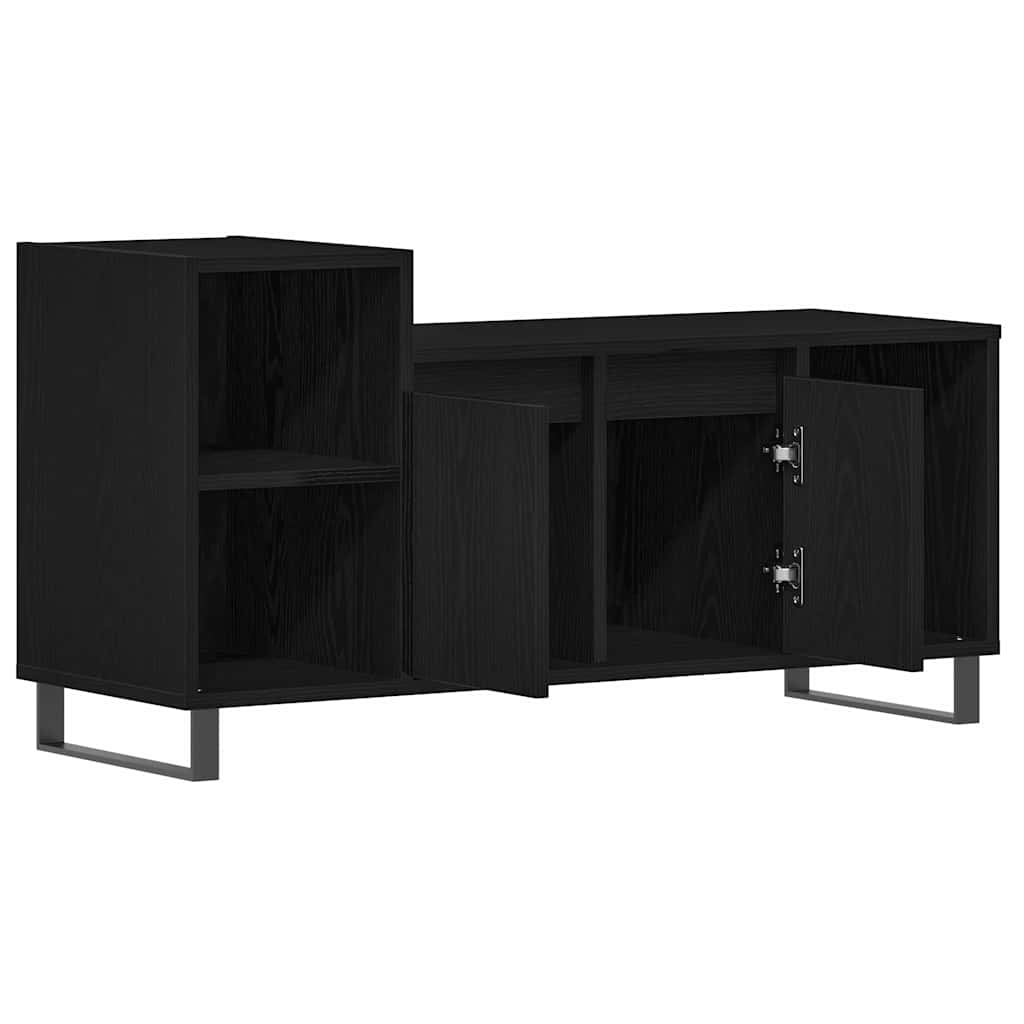 Ensemble meuble TV Montage mural Chêne noir 100 x 35 x 55 cm - XIOS