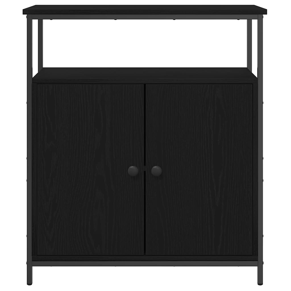 Buffet Chêne noir 70 x 30 x 80 cm Bois d'ingénierie - XIOS