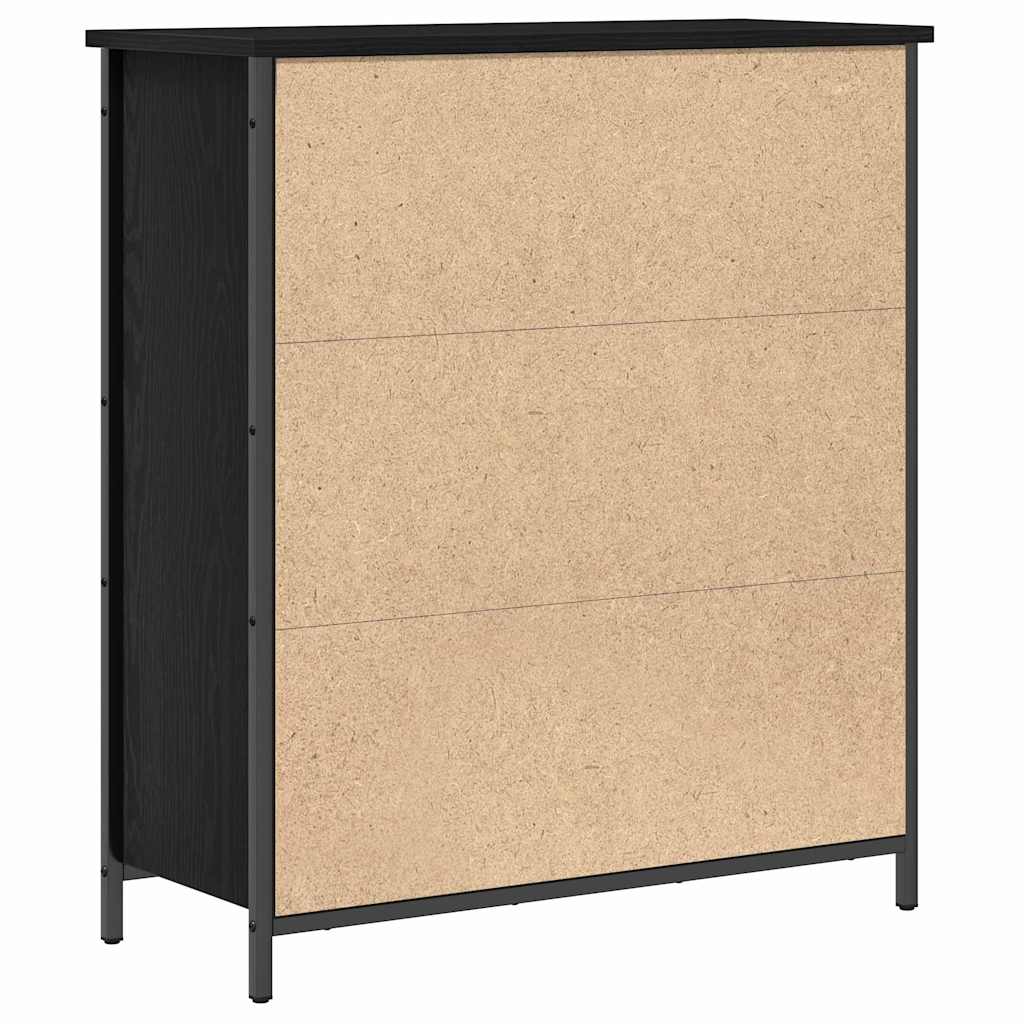 Buffet Chêne noir 70 x 30 x 80 cm Bois d'ingénierie - XIOS