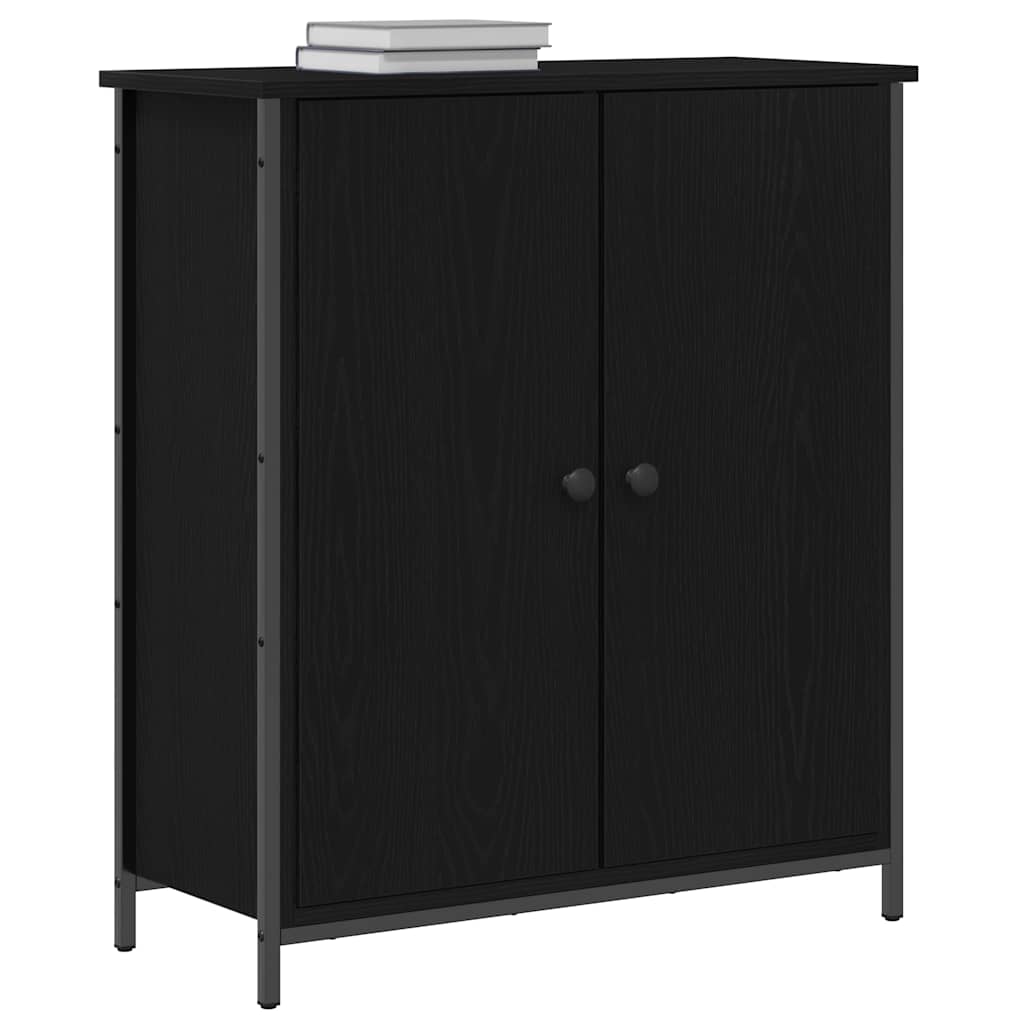 Buffet Chêne noir 70 x 30 x 80 cm Bois d'ingénierie - XIOS
