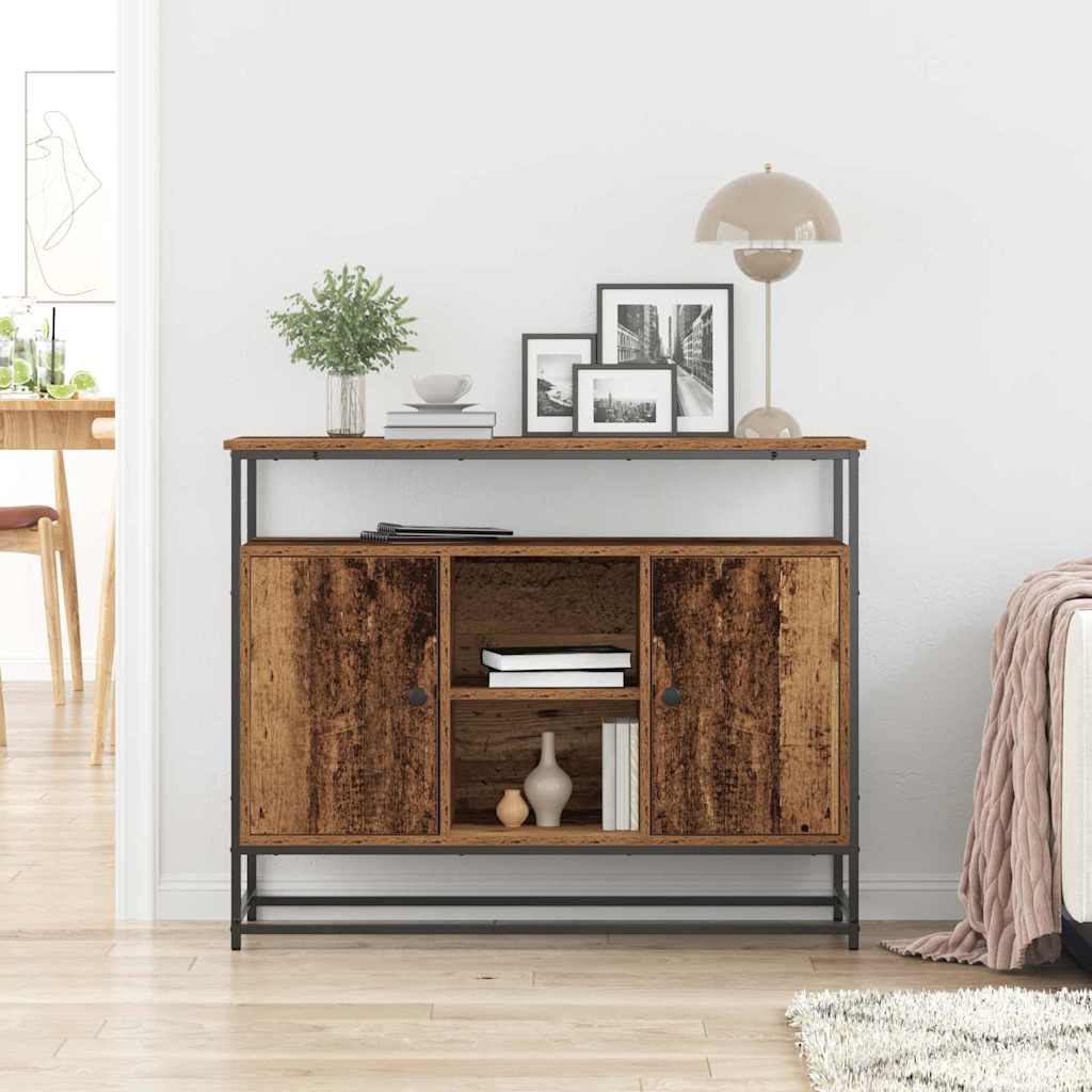 Buffet Bois ancien 100 x 35 x 80 cm Bois d'ingénierie - XIOS
