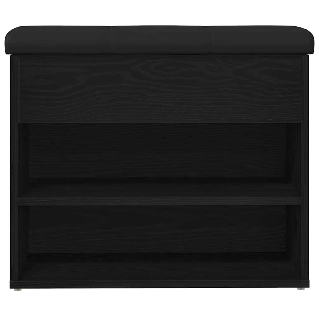 Banc de rangement Chêne noir 62 x 32 x 50 cm Bois d'ingénierie - XIOS