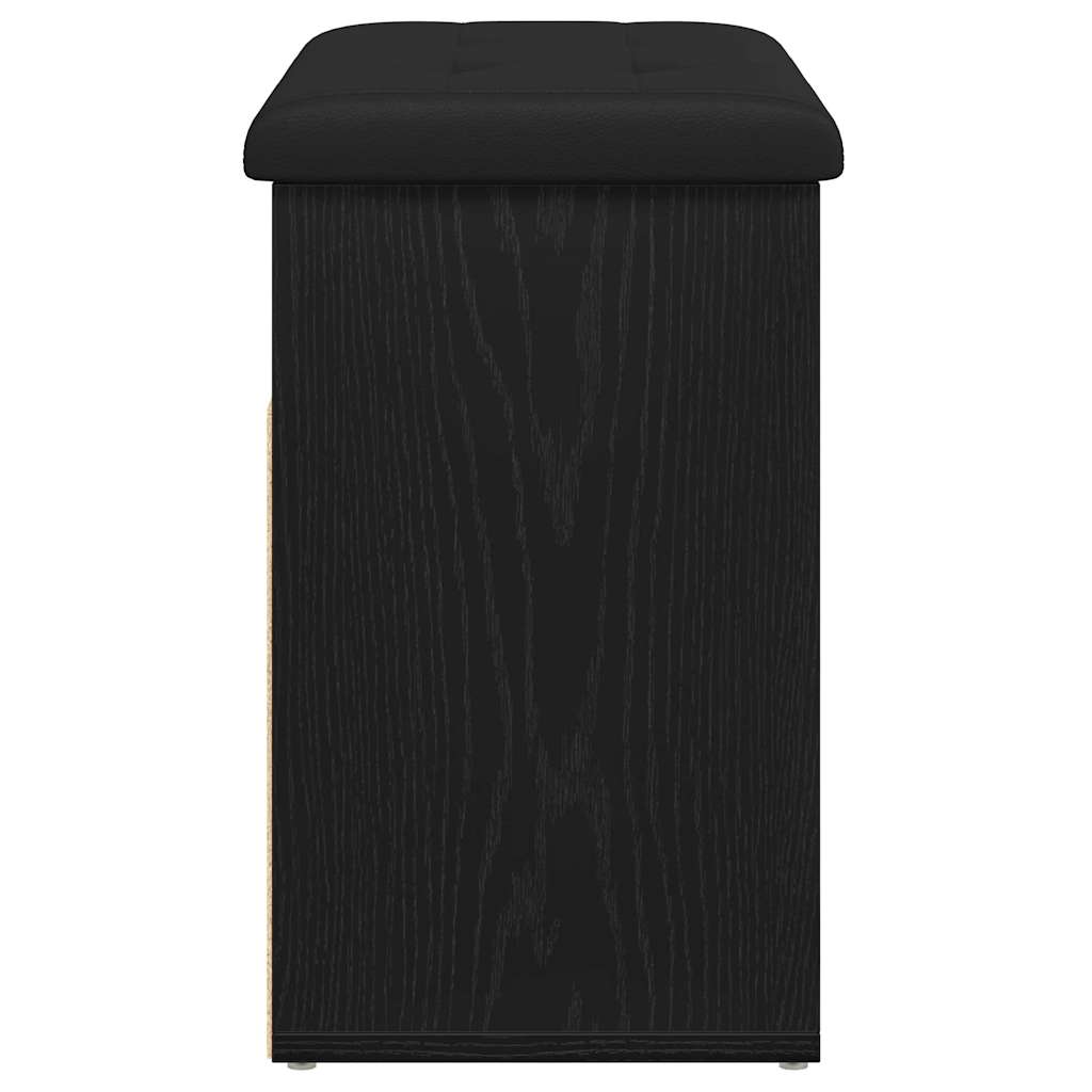 Banc de rangement Chêne noir 62 x 32 x 50 cm Bois d'ingénierie - XIOS