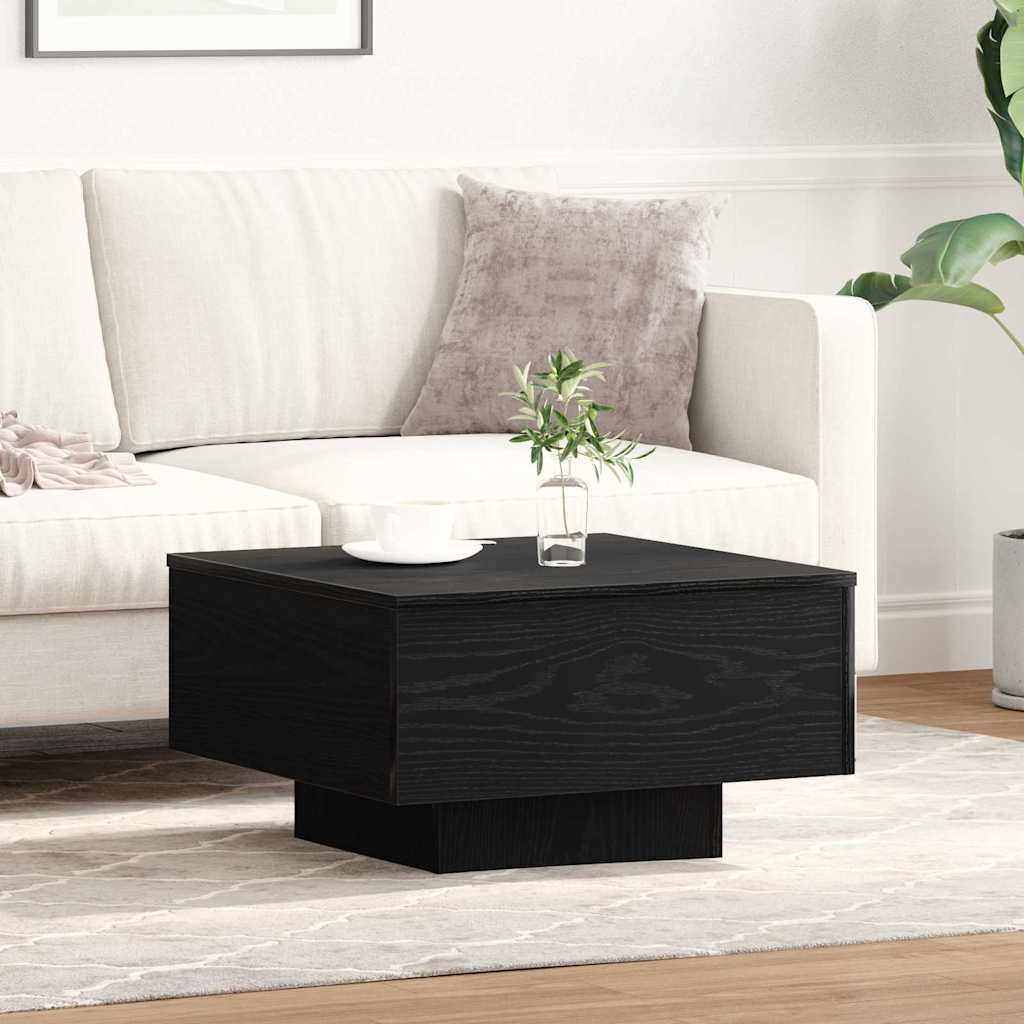 Table basse Chêne noir 55 x 55 x 31 cm Bois d'ingénierie - XIOS