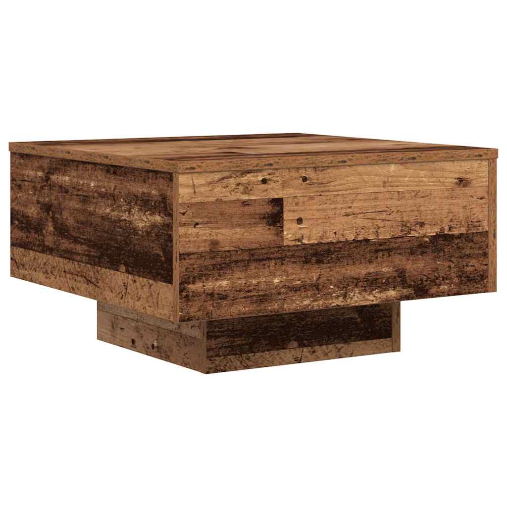 Table basse Bois ancien 55 x 55 x 31 cm Bois d'ingénierie - XIOS
