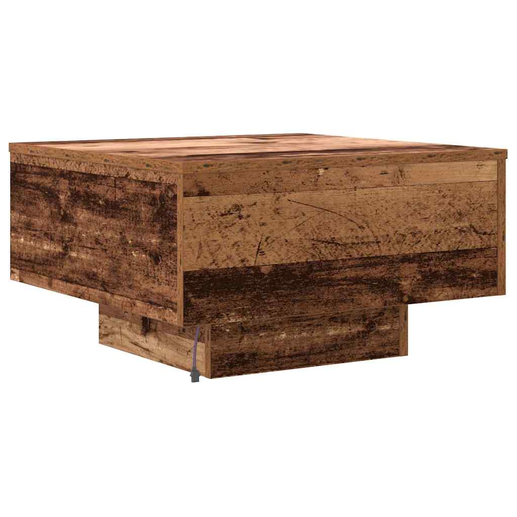 Table basse Bois ancien 55 x 55 x 31 cm Bois d'ingénierie - XIOS