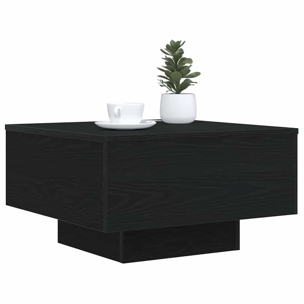Table basse Chêne noir 55 x 55 x 31 cm Bois d'ingénierie - XIOS