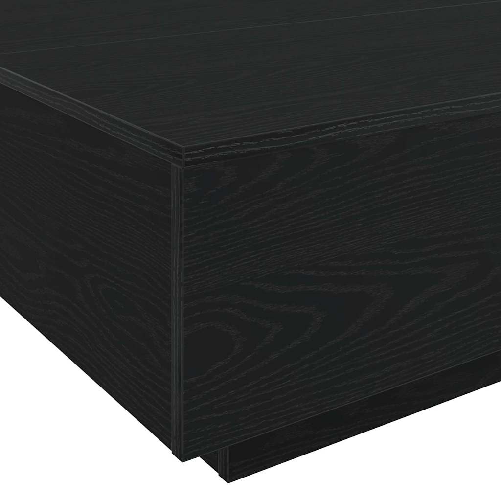 Table basse Chêne noir 80 x 80 x 31 cm Bois d'ingénierie - XIOS