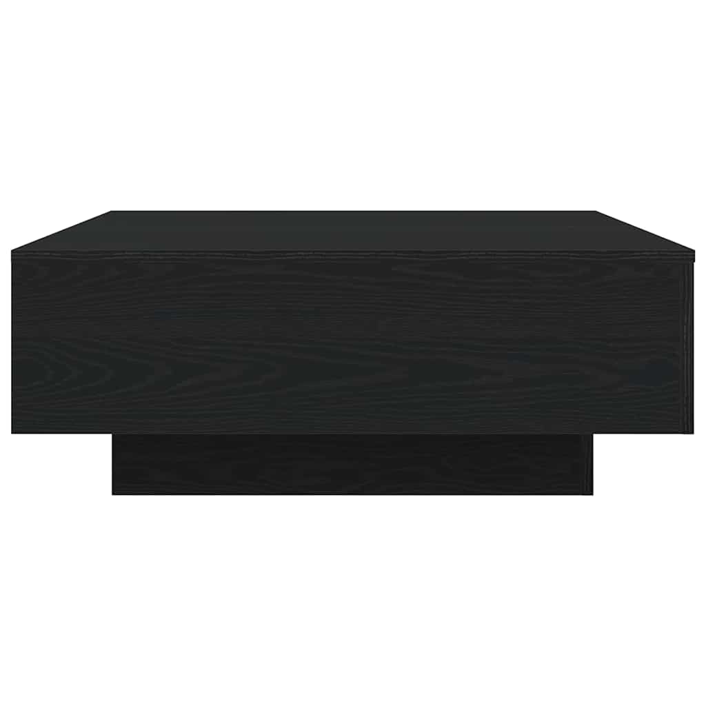 Table basse Chêne noir 80 x 80 x 31 cm Bois d'ingénierie - XIOS