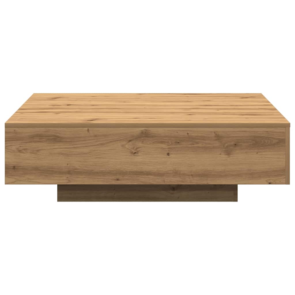 Table basse Chêne artisanal 100 x 100 x 31 cm - XIOS