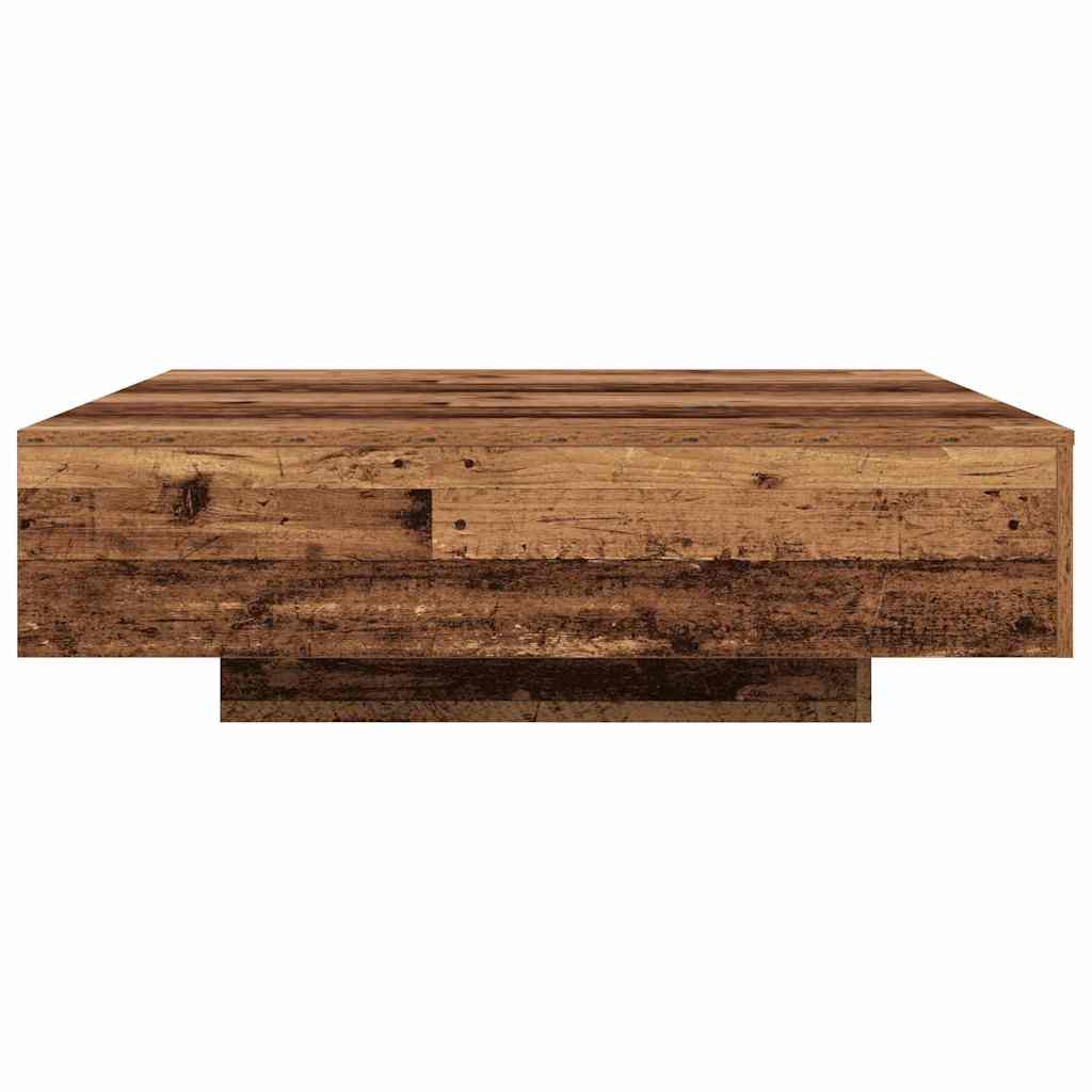 Table basse Bois ancien 100 x 100 x 31 cm Bois d'ingénierie - XIOS
