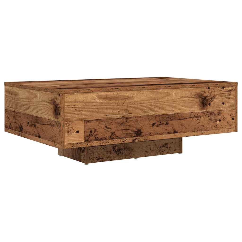 Table basse Bois ancien 85 x 55 x 31 cm Bois d'ingénierie - XIOS