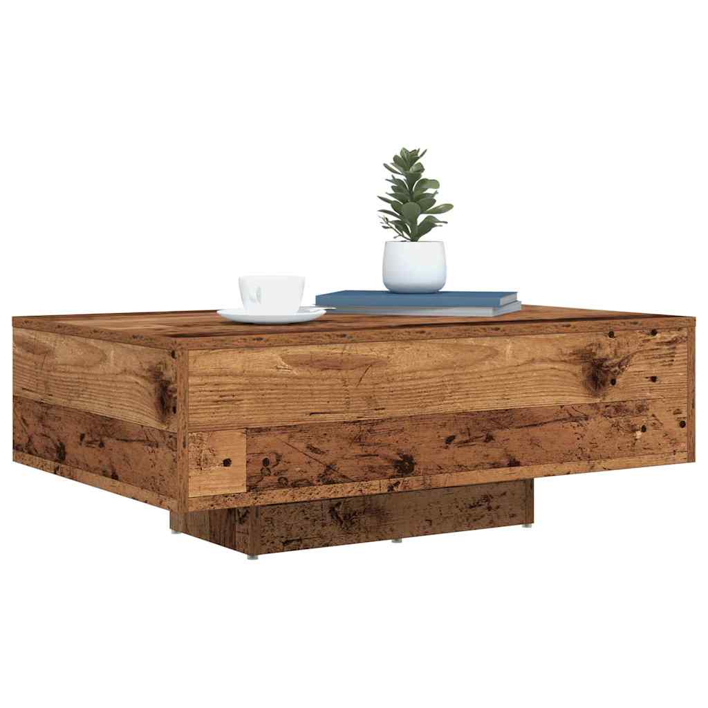 Table basse Bois ancien 85 x 55 x 31 cm Bois d'ingénierie - XIOS