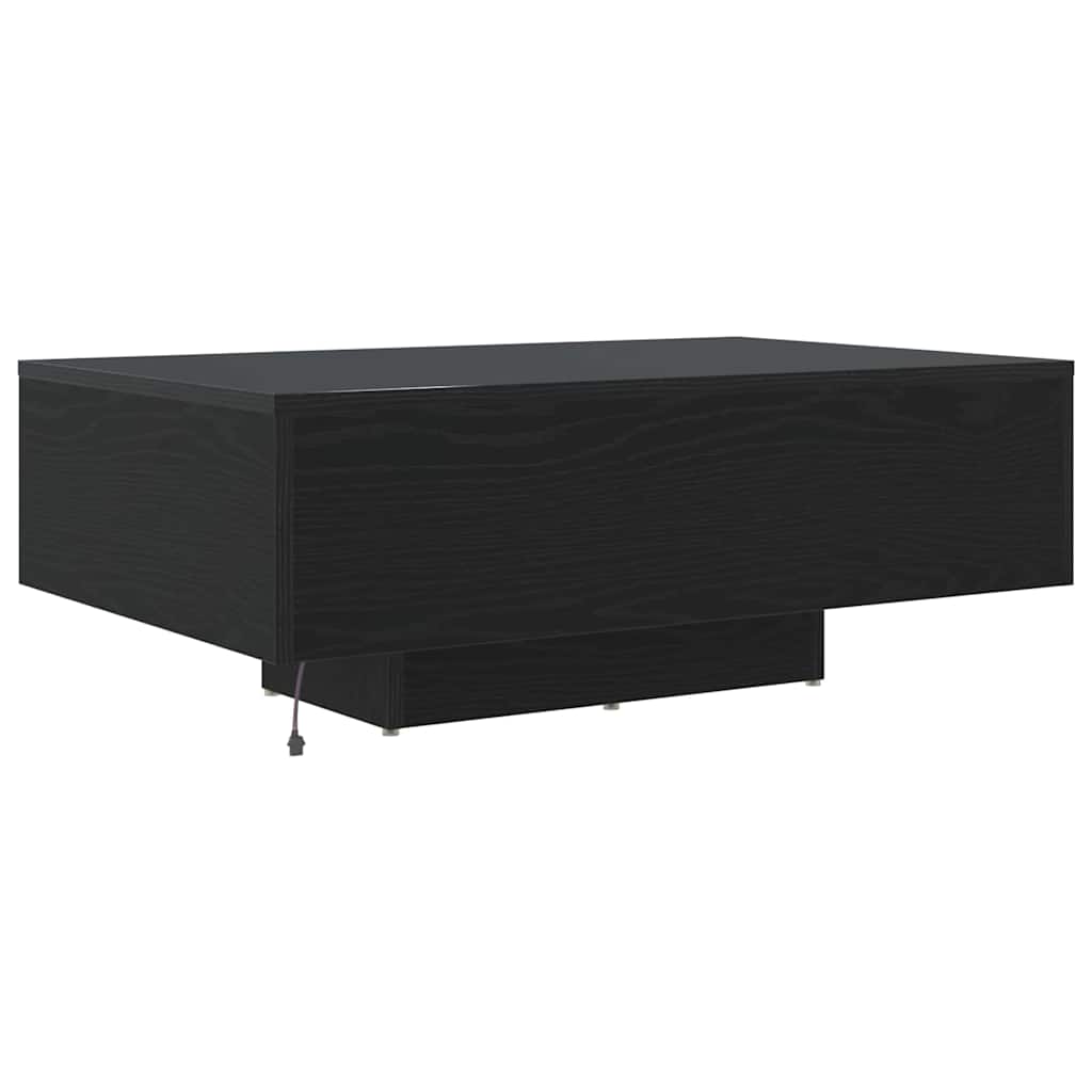 Table basse Chêne noir 85 x 55 x 31 cm Bois d'ingénierie - XIOS