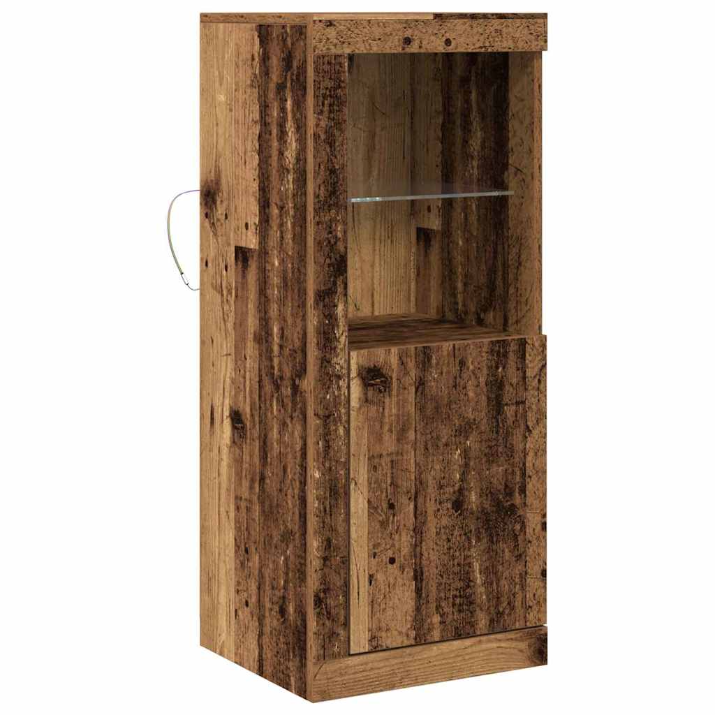 Buffet LED Marron 41 x 37 x 100 cm Bois d'ingénierie - XIOS