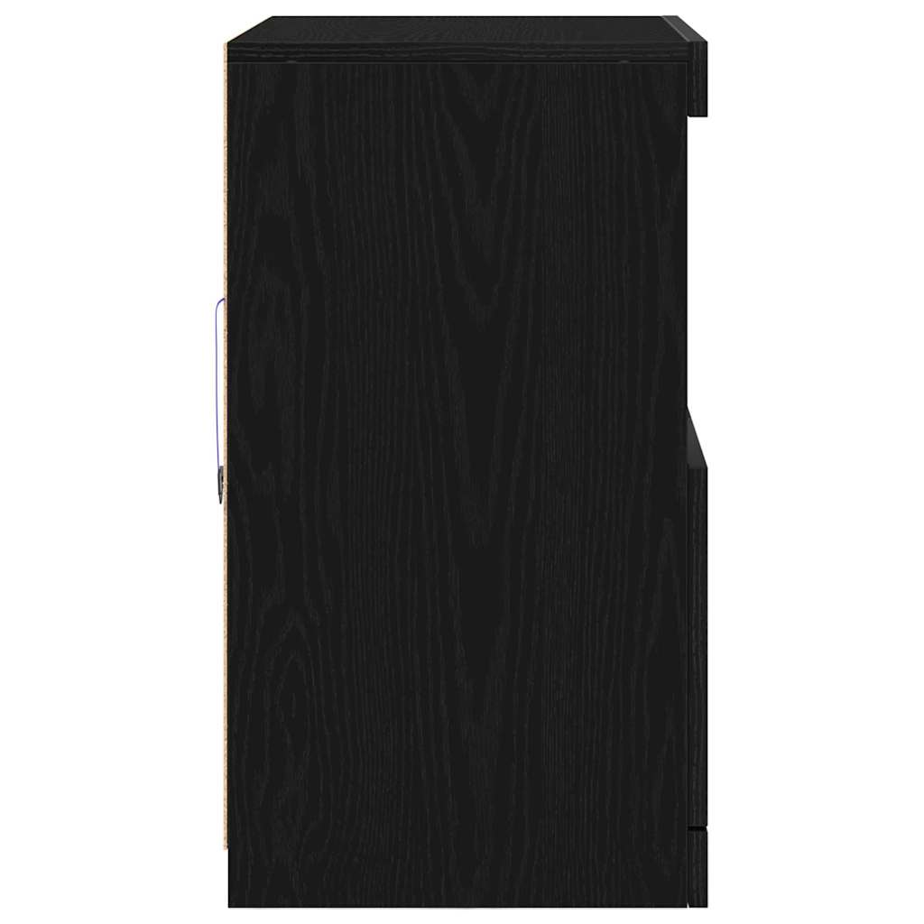 Buffet Noir 60 x 37 x 67 cm Bois d'ingénierie - XIOS