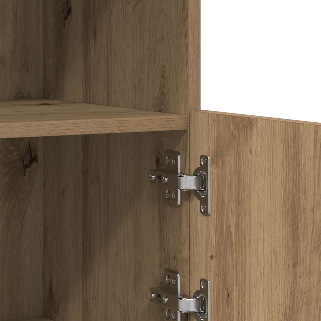 Buffet LED Marron 81 x 37 x 66,5 cm Bois d'ingénierie - XIOS