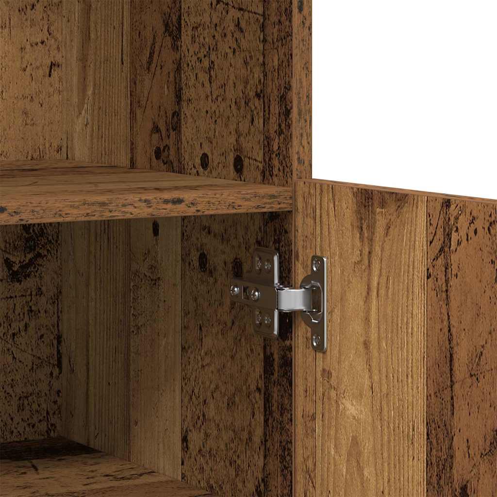 Buffet LED Marron 60 x 37 x 100 cm Bois d'ingénierie - XIOS