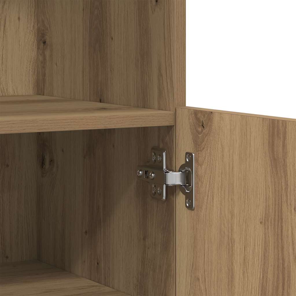 Buffet LED Marron 60 x 37 x 100 cm Bois d'ingénierie - XIOS